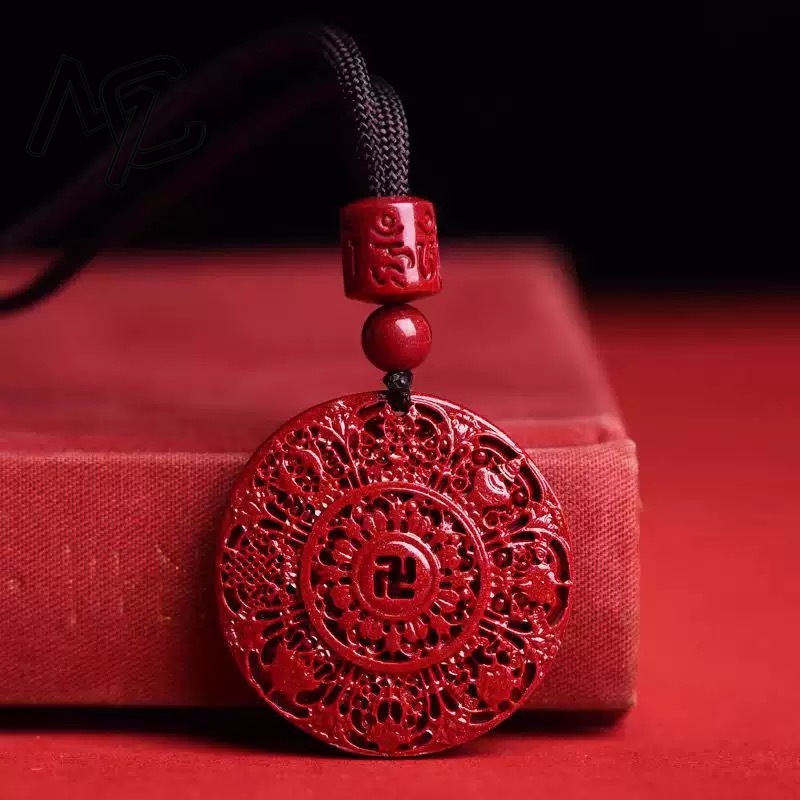 Women'S Fashion Jewellery - S925 Silver Fashion Red Cinnabar Ba