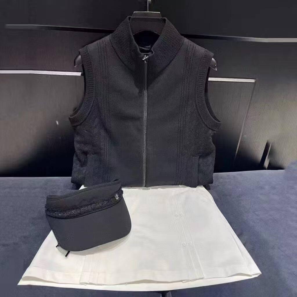Women'S Fashion Vest Tops - Clearance Sale-Women Golf Knit Sweater Vest