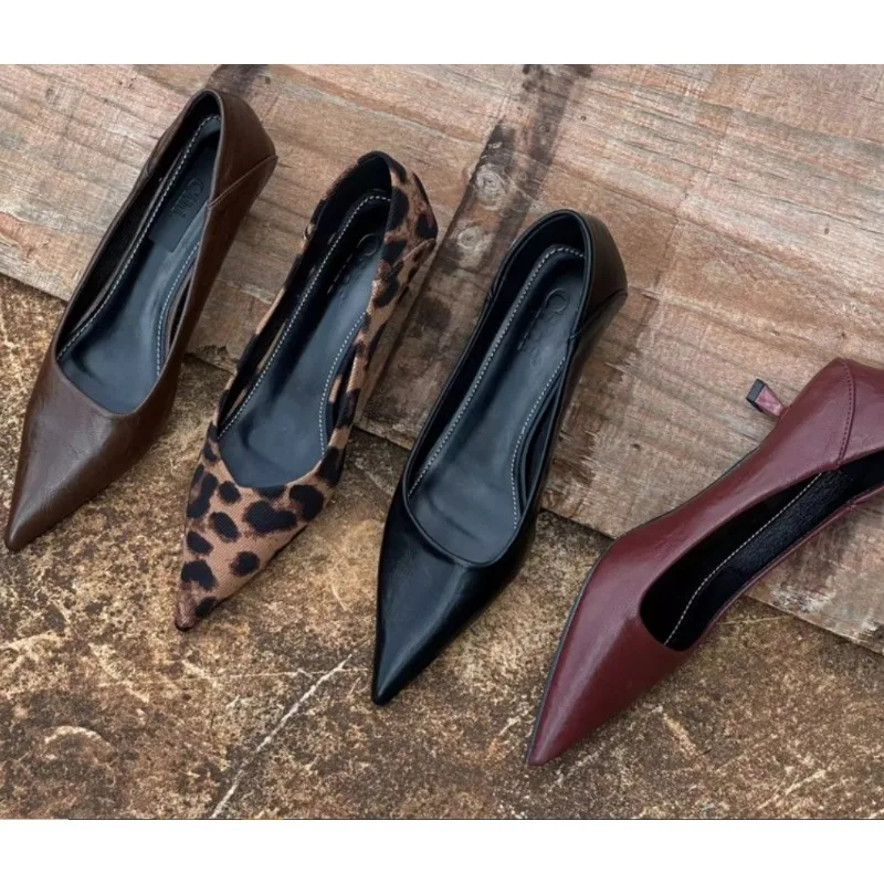 Women'S Fashion Shoes - 2024 Women Sexy High Heels Burgundy