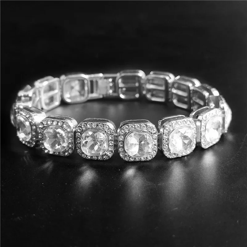 Women Fashion Over The Years - Silver Color Hip Hop Tennis Chain