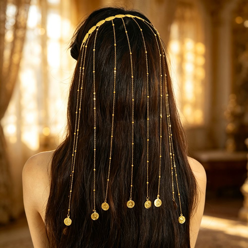 Boho Ethnic Gypsy Gold Color C - Women Fashion Photoshoot review and price