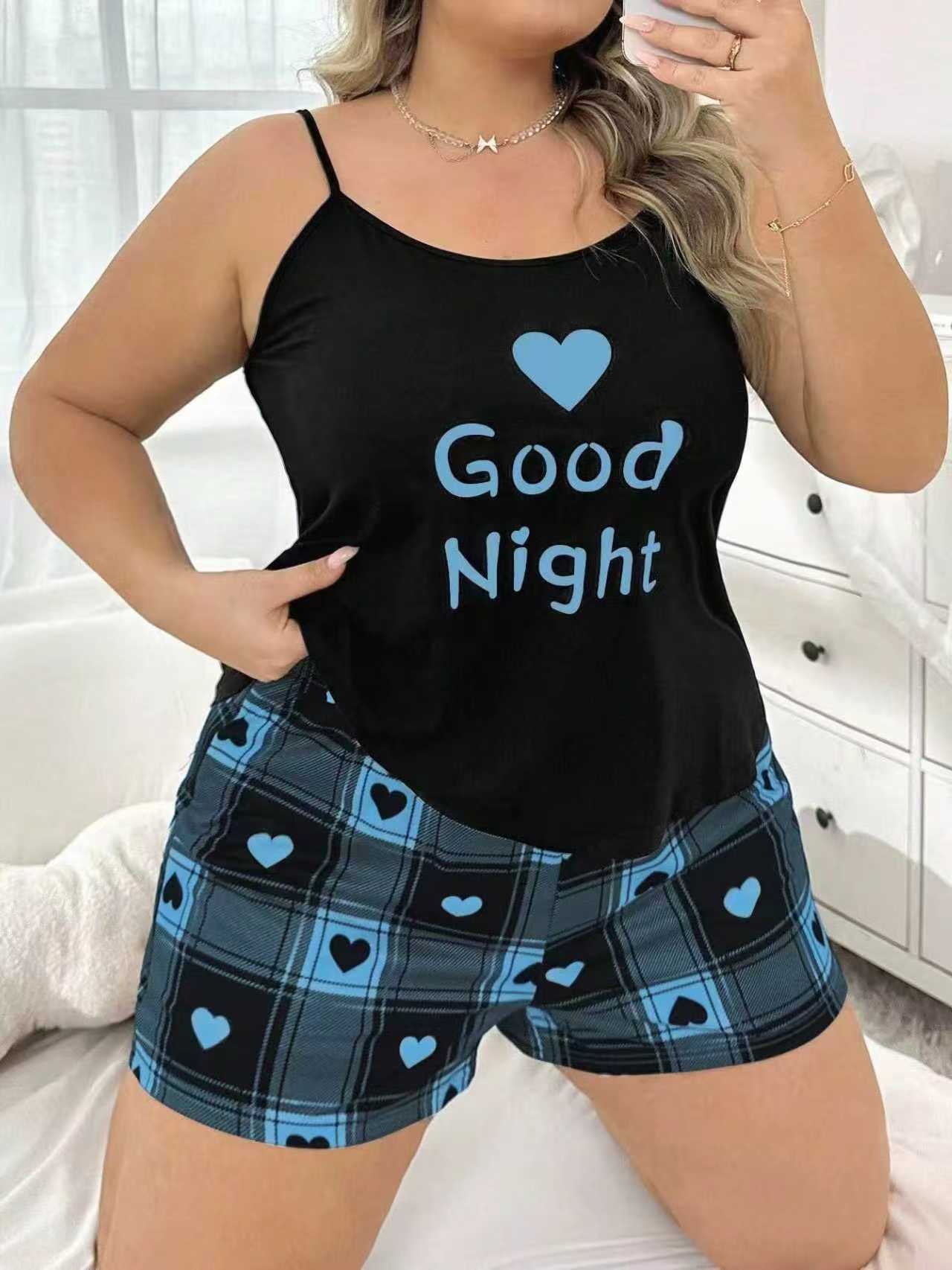 Women's Black Good Night Heart - Lace Trim Cami review and price
