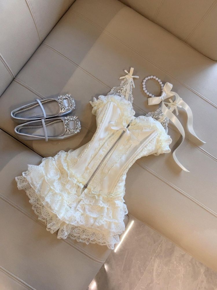 Cute Desire Lace Bustier Top H - Lace Trim Cami review and price