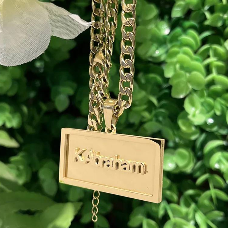 Custom Name Hip Hop Necklace f - Women Fashion Names review and price
