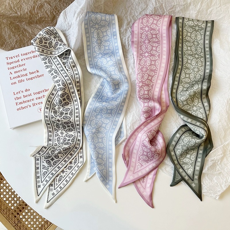 Set Series Silk Satin Scarf Wo - Women Fashion Necktie review and price