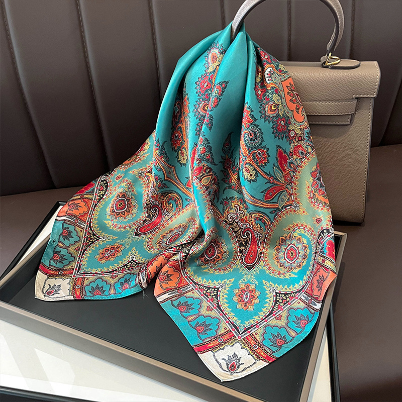 100% Real Silk Square Scarf Wo - Women Fashion Necktie review and price