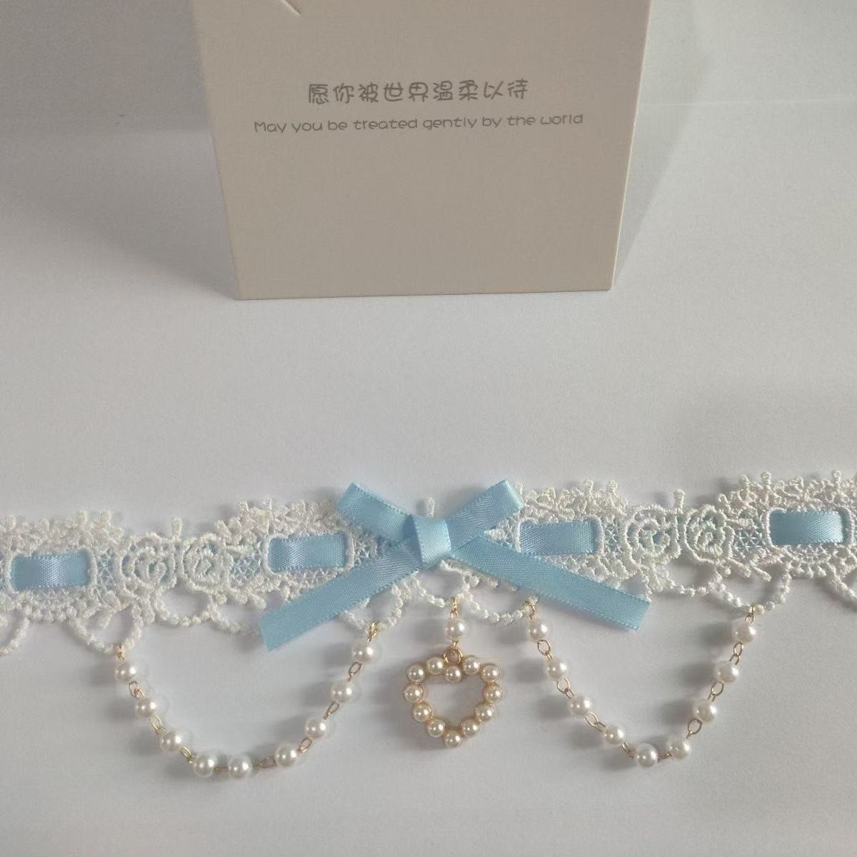 Sweet Lolita Pearl Lace Neckla - Women Fashion Photoshoot review and price
