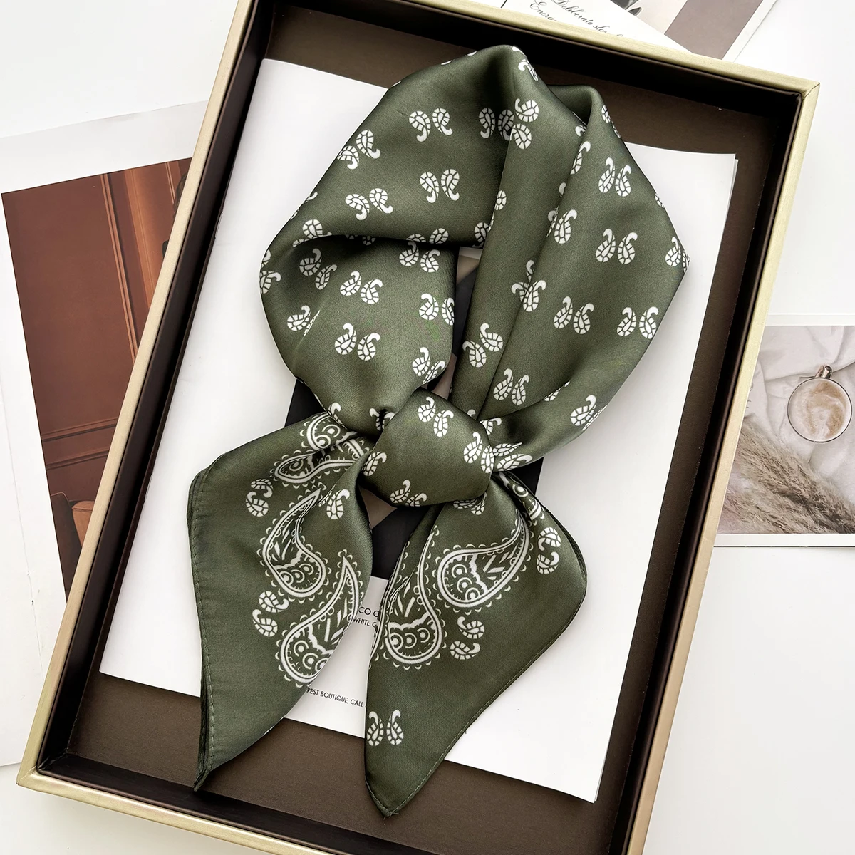 70cm Women's Soft Satin Square - Women Fashion Necktie review and price