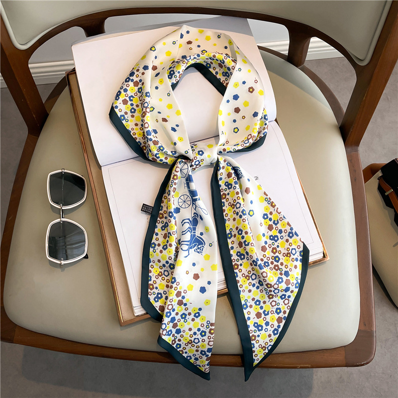 Fashion Print Long Silk Scarf  - Women Fashion Necktie review and price