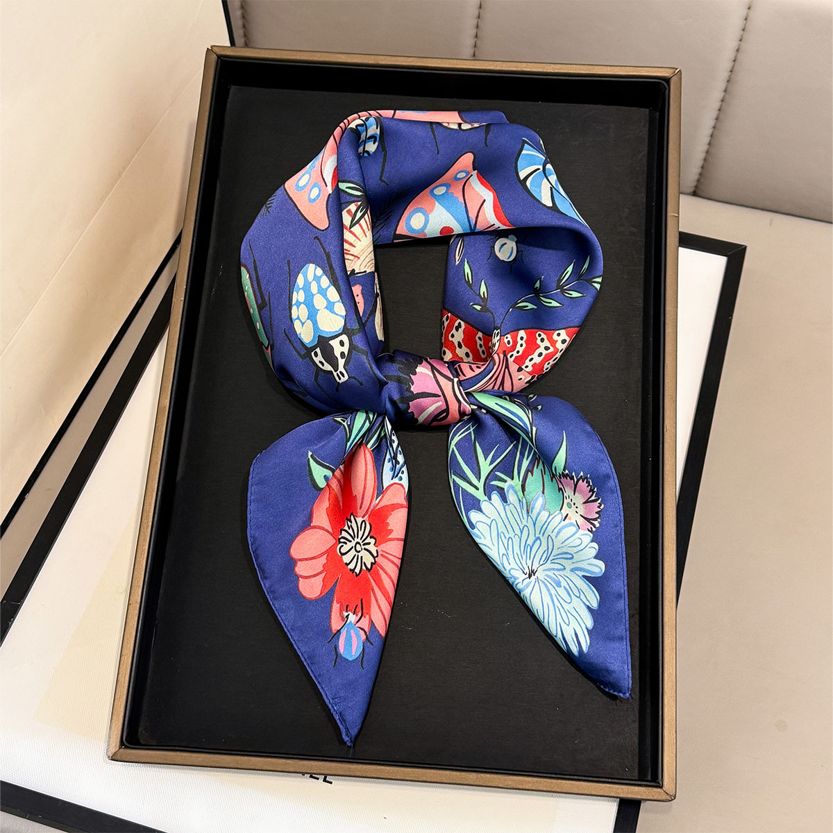 2026 New Butterfly Print Silk  - Women Fashion Necktie review and price