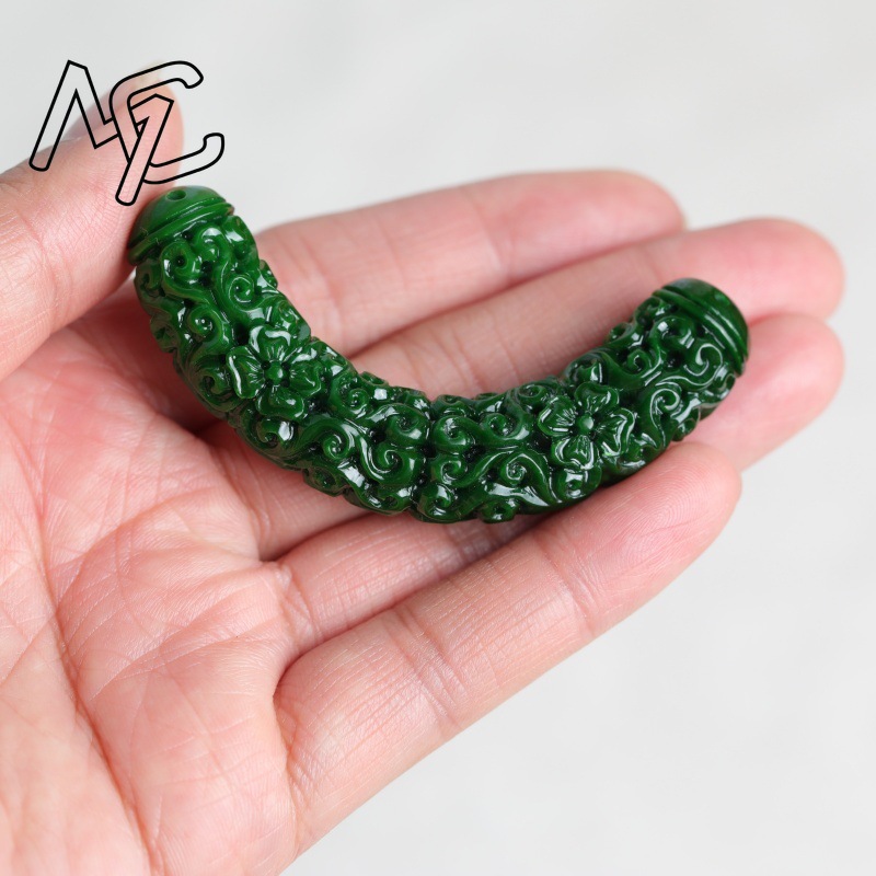 1pc Natural A Green Jade Drago - Women'S Fashion Jewellery review and price