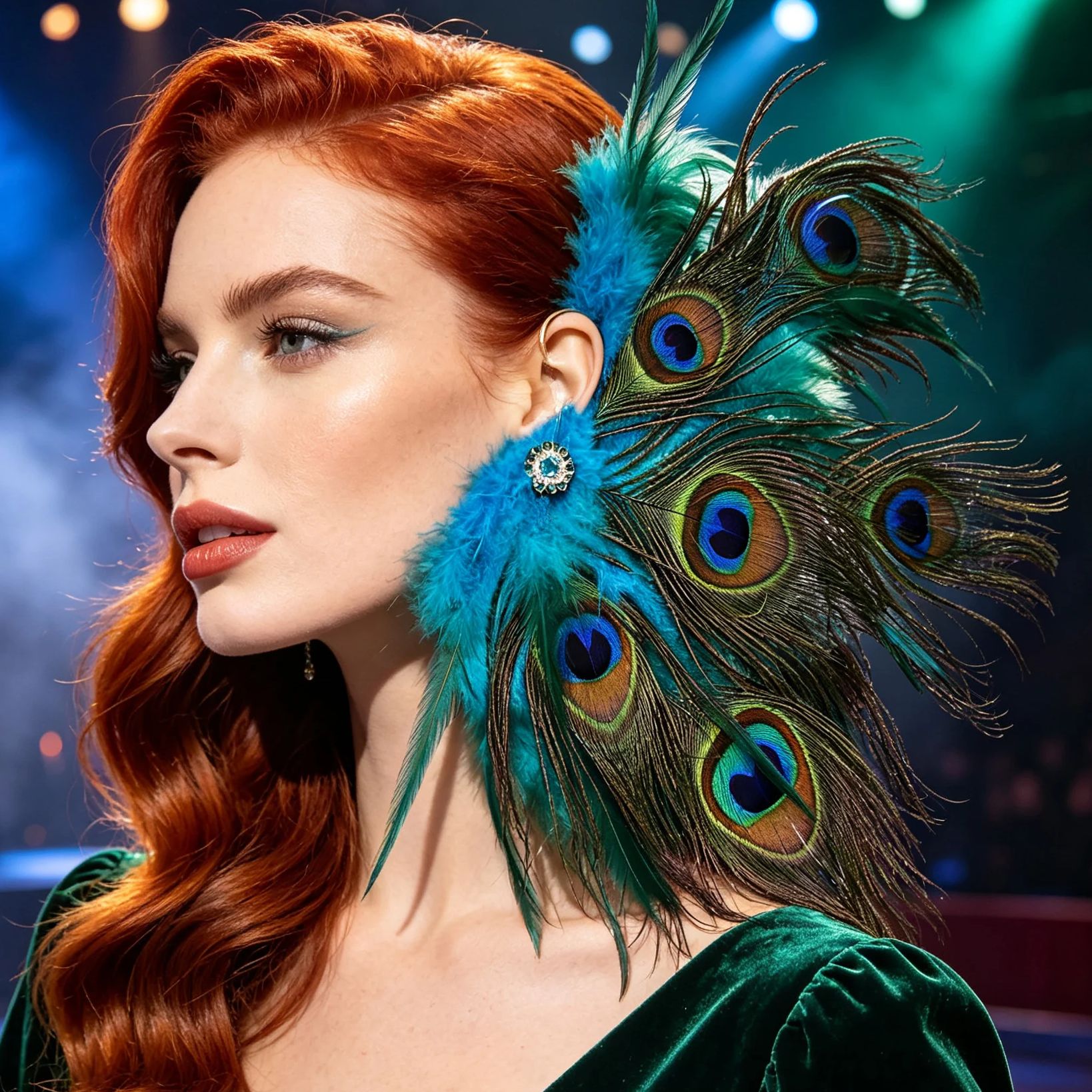 Boho Feather Ear Cuff Non‑Pier - Women Fashion Photoshoot review and price