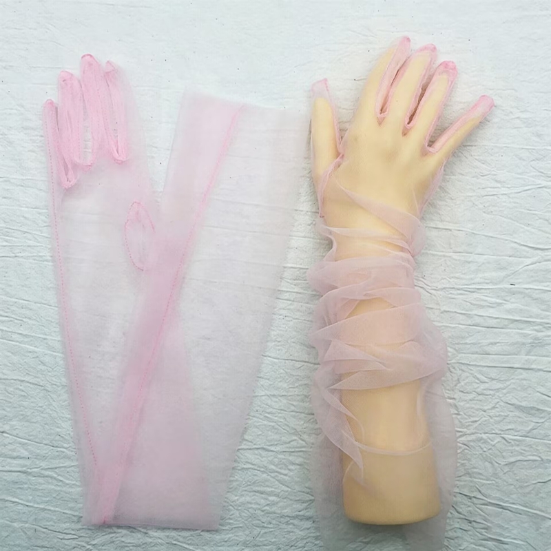 Solid Color Transparent Tulle  - Women Fashion Photoshoot review and price