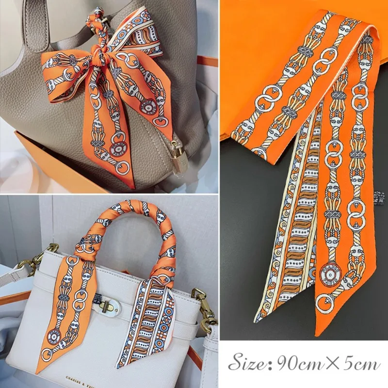 Fashion Skinny Silk Scarf for  - Women Fashion Necktie review and price