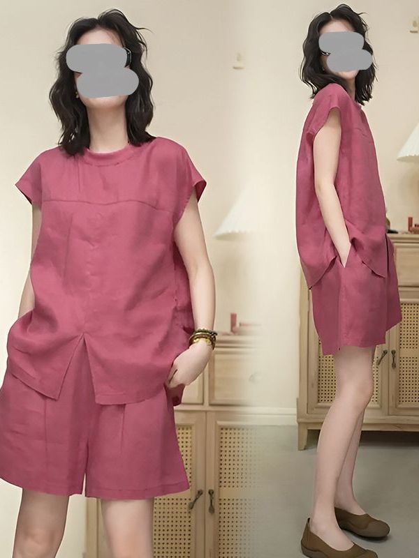 High-End Cotton Linen Set Wome - Women Fashion Over The Years review and price