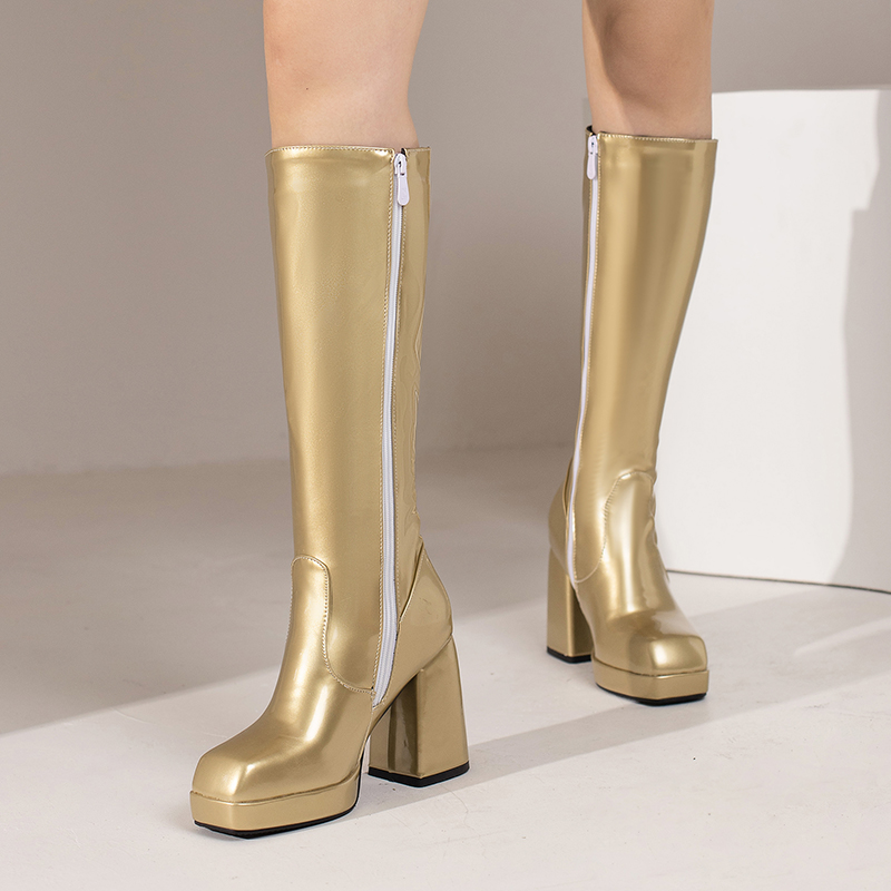 Green Winter Women Platform Kn - Women'S Fashion Knee High Boots review and price