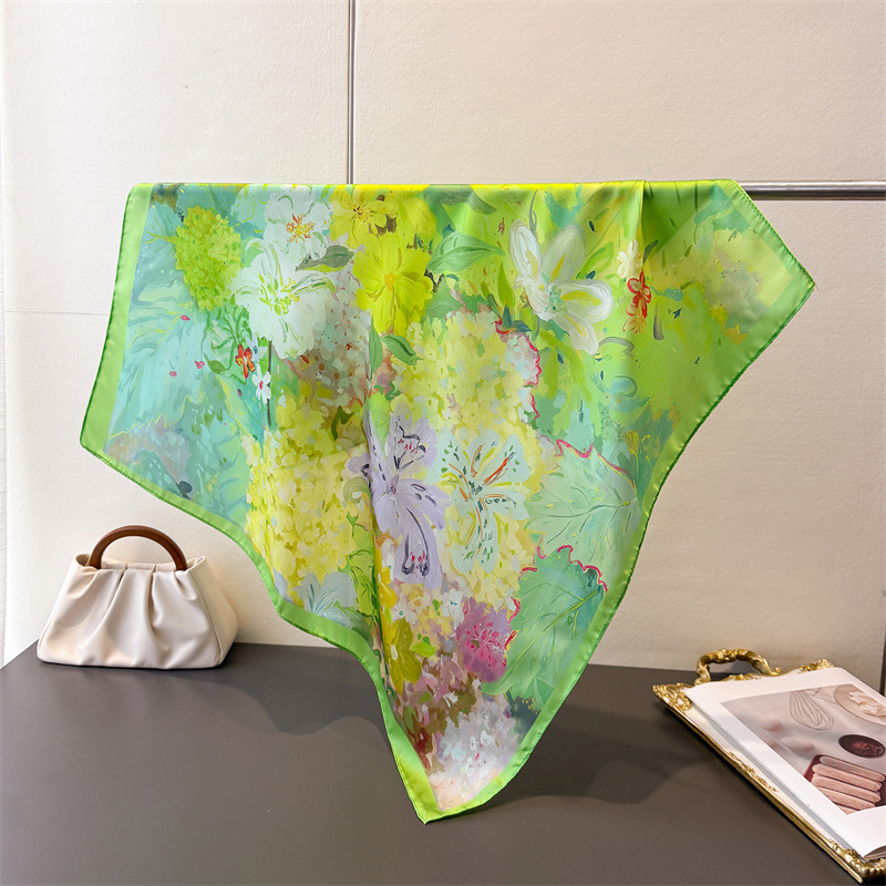 70*70cm Square Silk Scarf for  - Women Fashion Necktie review and price