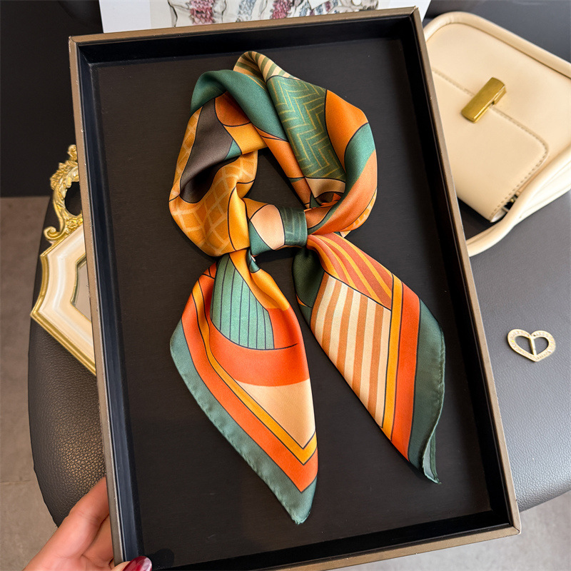 2026 New Geometry Print Silk S - Women Fashion Necktie review and price
