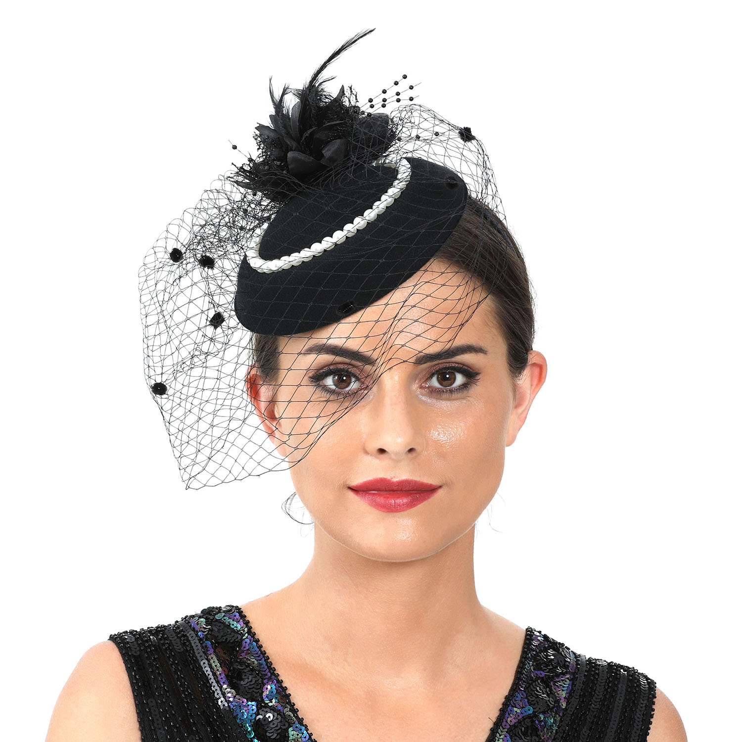 Women Feather Fascinator Hat w - Women'S Fashion Kentucky Derby review and price