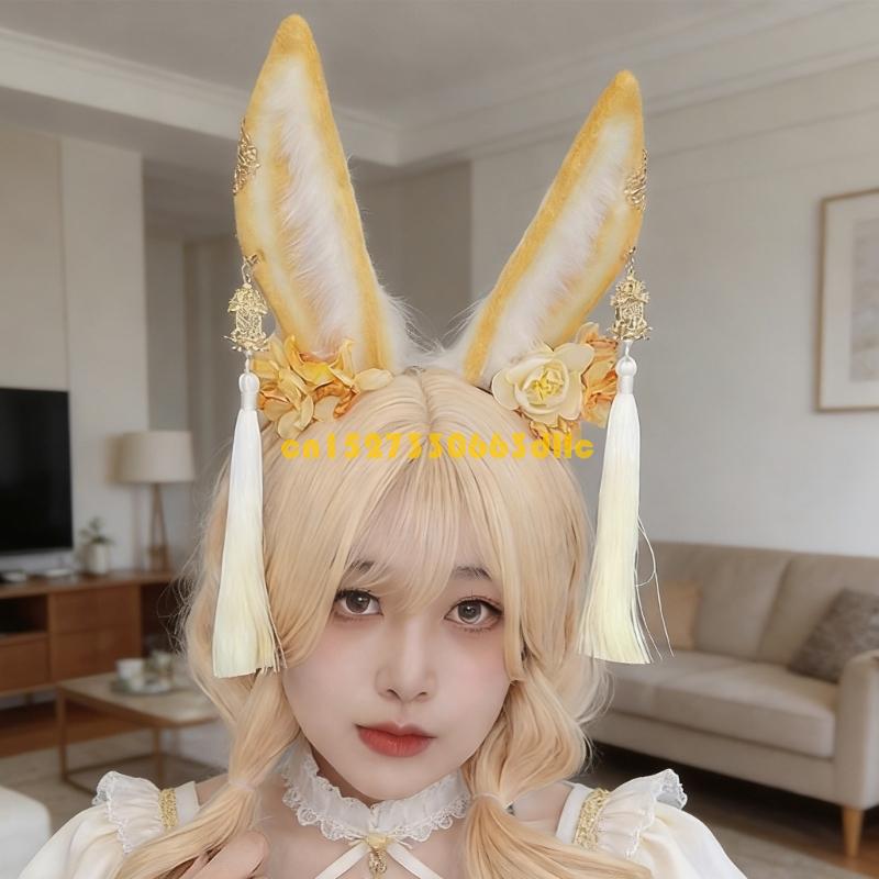Adjustable Plush Rabbit Ears H - Women Fashion Photoshoot review and price