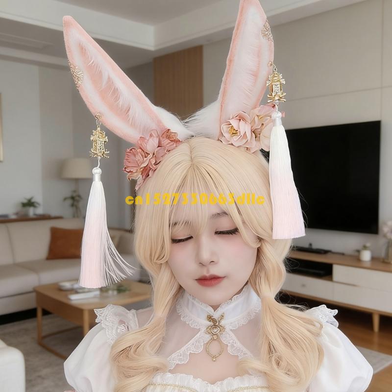 Adjustable Plush Rabbit Ears H - Women Fashion Photoshoot review and price